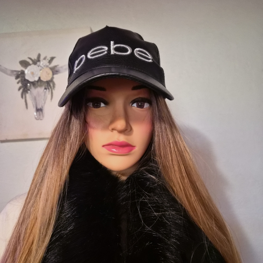 Bebe Black Logo Hat